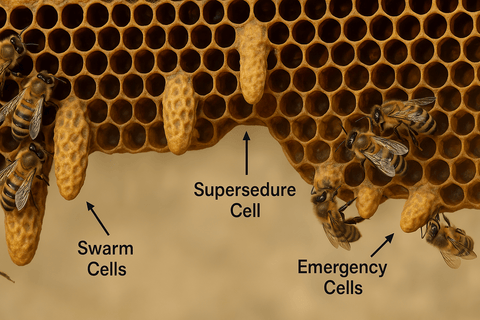 Bee Queen Cells: Types, Roles, and Their Importance in Swarming and Hive Health