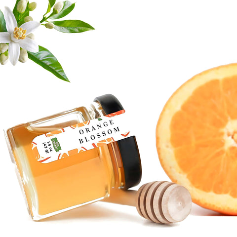 Organic Orange Blossom Honey – 100% Raw & Unfiltered | Happy Bees Market
