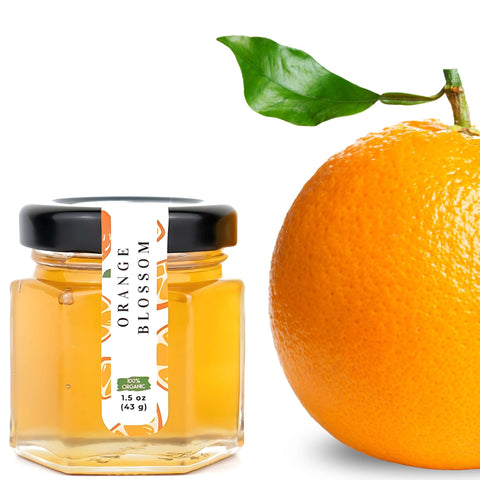 Organic Orange Blossom Honey – 100% Raw & Unfiltered | Happy Bees Market