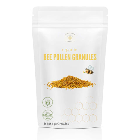 Happy Bees Market | Premium Bee Pollen Granules - Nature's Superfood