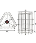 Enhance Your Beekeeping: Stainless Steel 3-Frame Honey Extractor