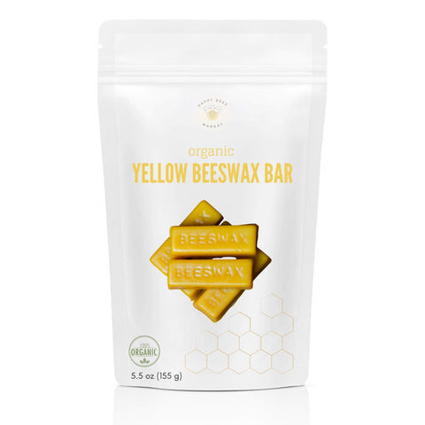 Happy Bees Market | Premium Yellow Beeswax Bars - Natural & Pure