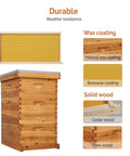 Double-Wax Coated Beehive Starter Kit - Premium Beekeeping Supplies