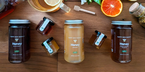 Raw Arizona Honey & Organic Bee Pollen for Seasonal Allergy Support