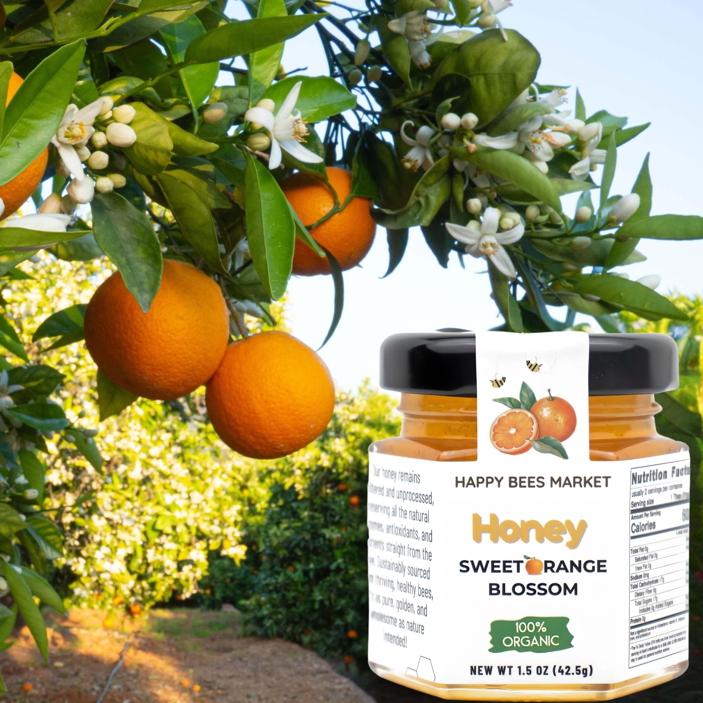 Raw Arizona Orange Blossom Honey | Organic & Unfiltered – Happy