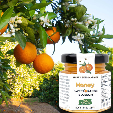 Arizona orange blossom honey – small 1.5 oz sample jar, unfiltered