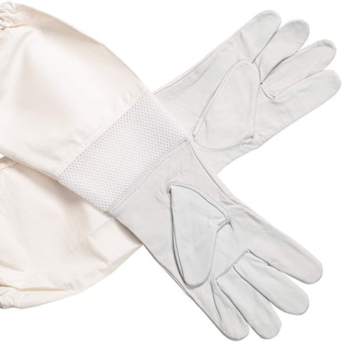 Elevate Your Beekeeping with Premium Ventilated Goatskin Leather Gloves