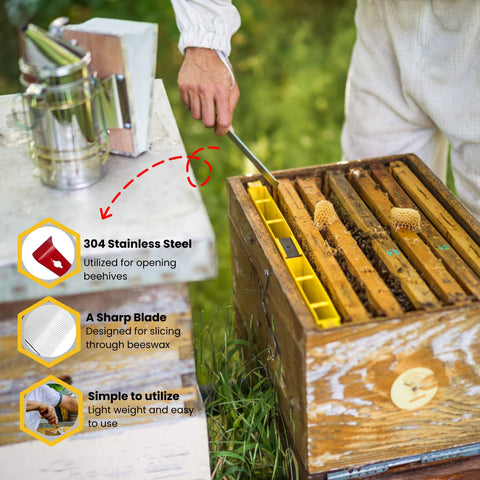 Elevate Your Beekeeping: Introducing the Beehive Scraper Tool!