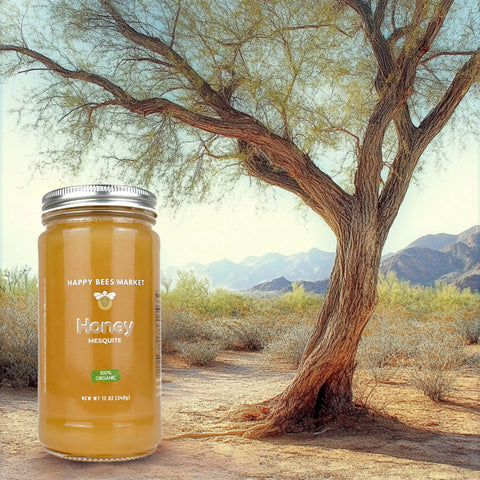 100% Organic Mesquite Honey | Local Arizona Honey – Happy Bees Market